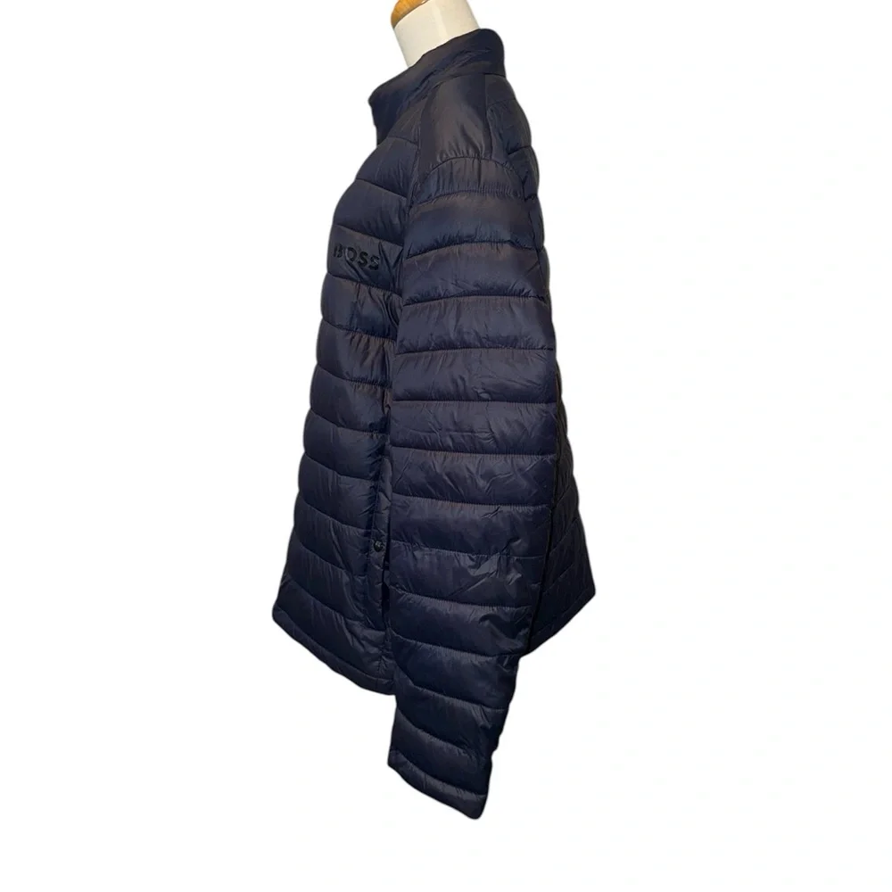 Hugo Boss Navy Blue Puffer Jacket - Picture 4 of 10
